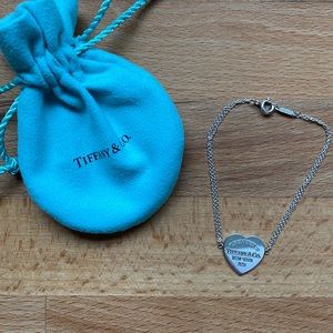 Tiffany & Co Sterling Silver Heart Bracelet